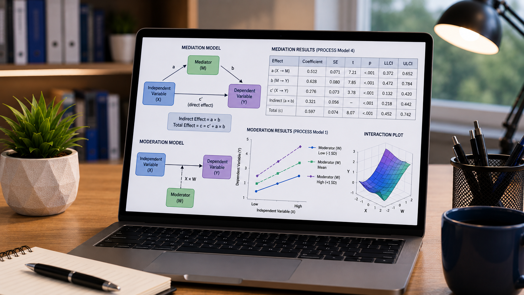 Moderation and Mediation Analysis using PROCESS in SPSS cover